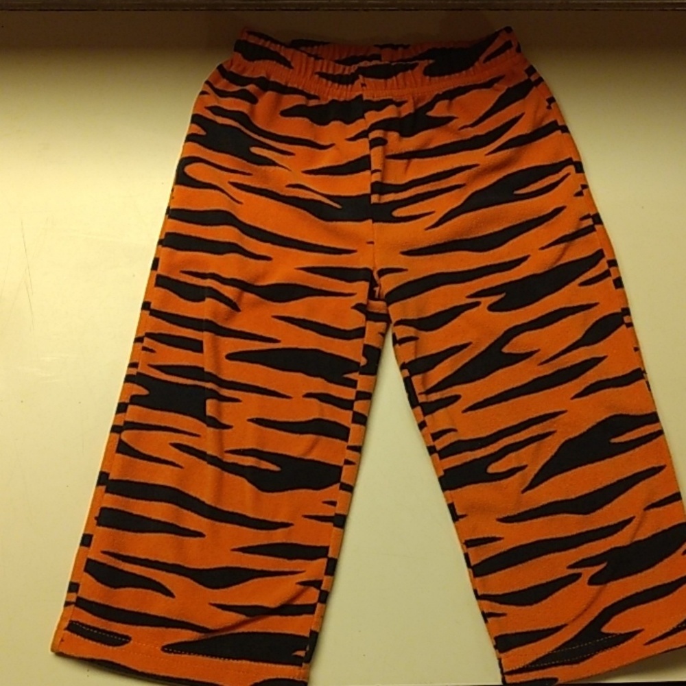 Toddler boy tiger stripes pj pants